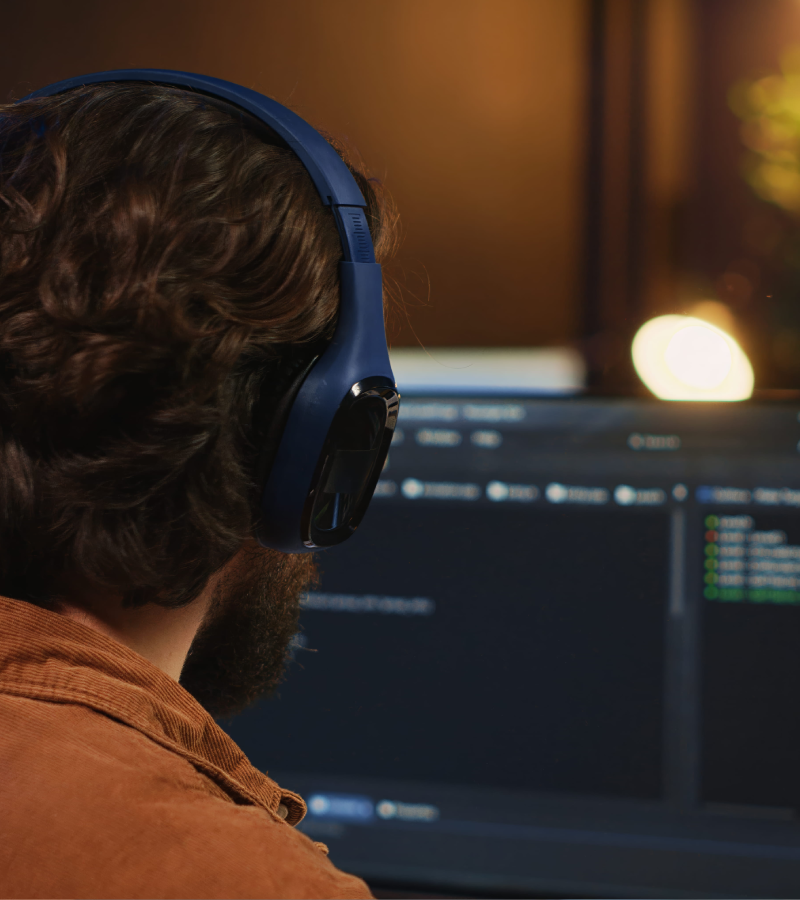 Developer implementing a digital product