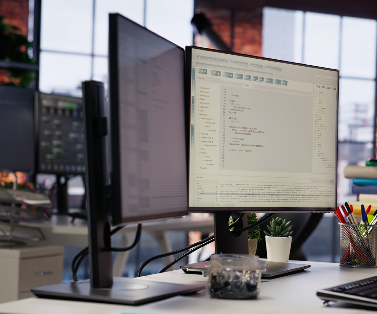 Software team planning and developing a digital product