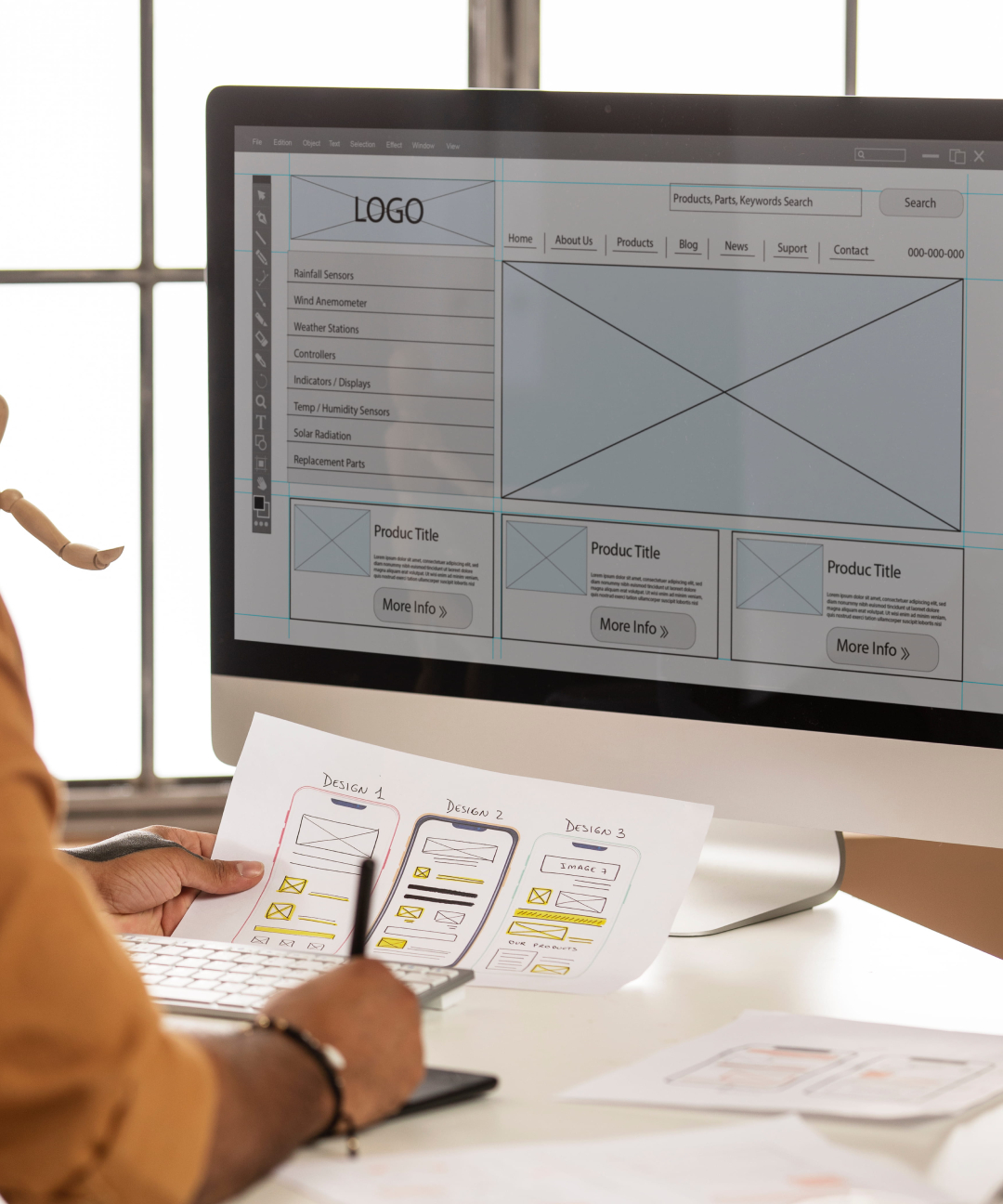 UI and UX design